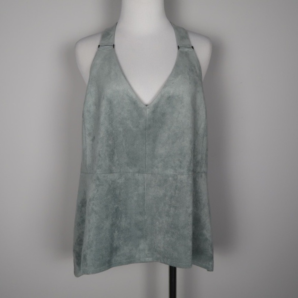 BCBGMaxAzria | Charlotte Faux Suede Tank Top